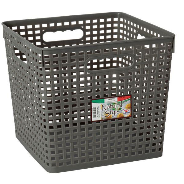 CESTINO RATTAN cm 33x33 h 28 LEGA
