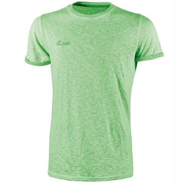 MAGLIETTA T-SHIRT GREEN XXL         UP FLUO UPOWER