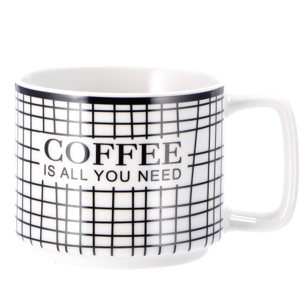 TAZZA MUG PORCELLANA FRASI               cc 330 AD