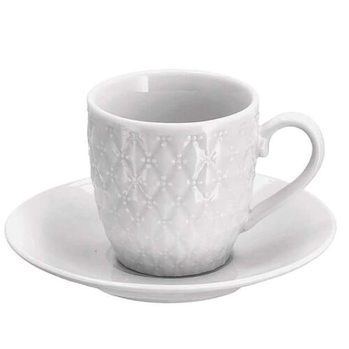 TAZZA CAFFE PORCELLANA ROMBI               Pz 6 AD