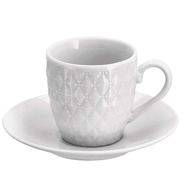 TAZZA CAFFE PORCELLANA ROMBI               Pz 6 AD