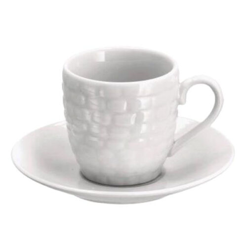 TAZZA CAFFE PORCELLANA QUADRI              Pz 6 AD