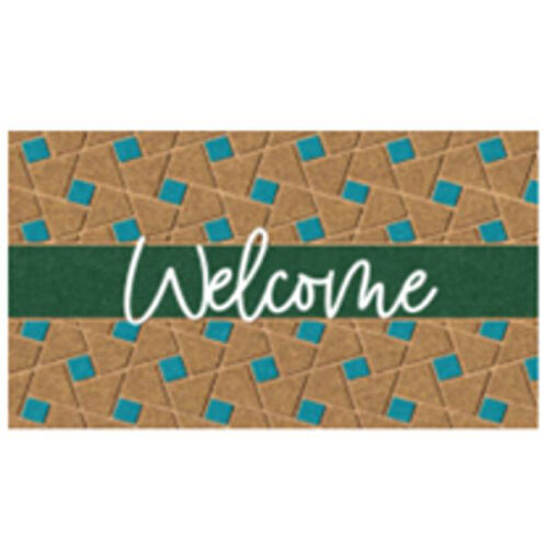 ZERBINO COCCO/PVC WELC. GREEN cm 40x 70 XTRA 11705