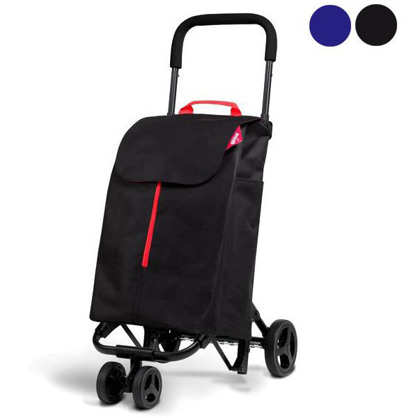 CARRELLO SPESA TWIN BLU      l 50 52×39 h  95 GIMI
