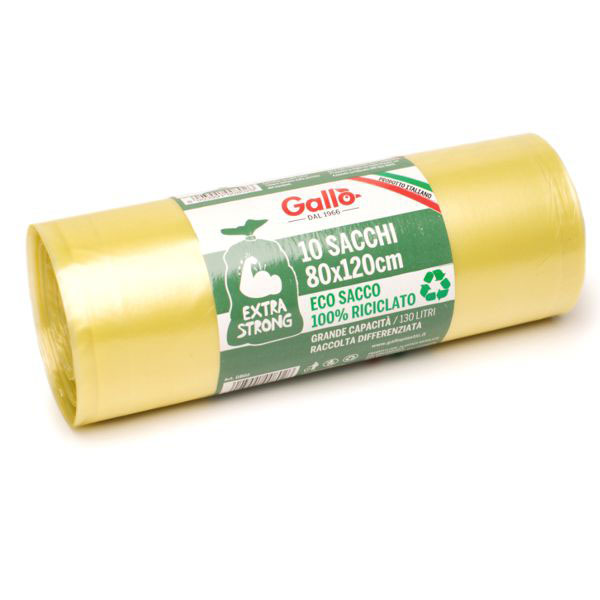 SACCO IMM.LEGACCI GIALLO  80×120 g  60 Pz 10 GALLO