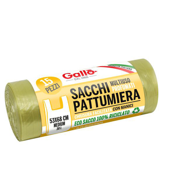 SACCO IMM.MANICI GIALLO   53x 68 g  11 Pz 15 GALLO