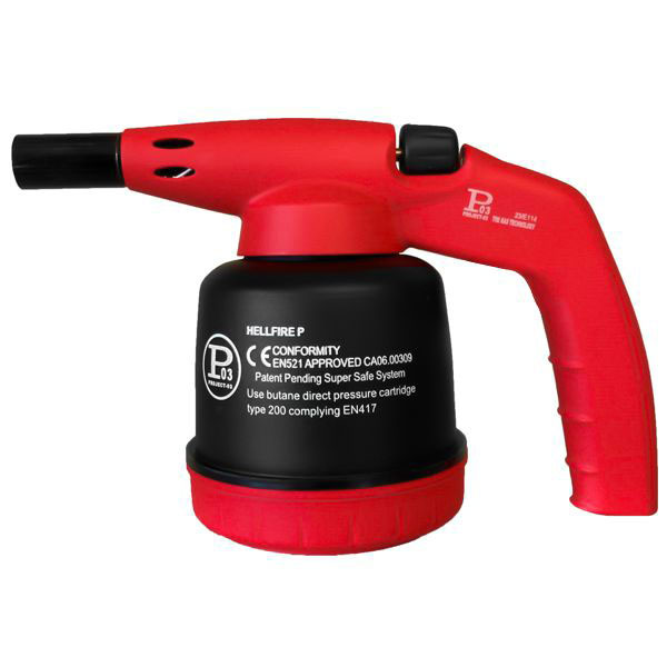 SALDATORE GAS CARTUCCIA ACC.MANUALE HELLFIRE P03