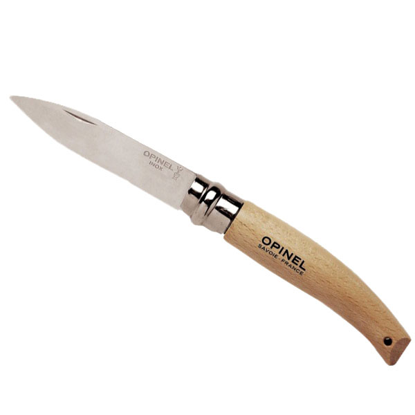 COLTELLO VIROBLOC INOX N. 8 PUNTA AGUZZA    OPINEL