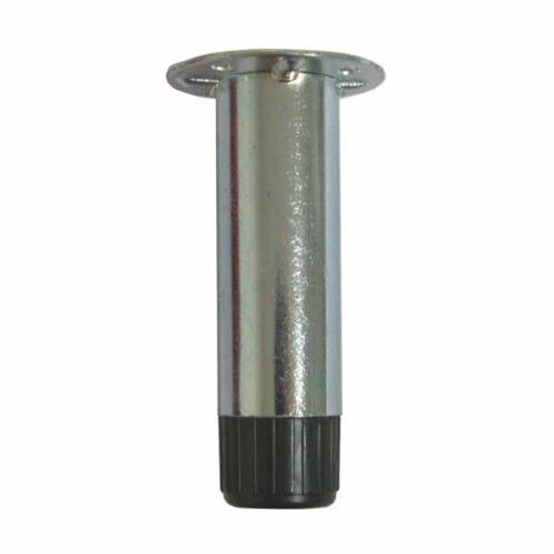 PIEDINO MOBILI METALLO REG.TONDO  mm 28x120