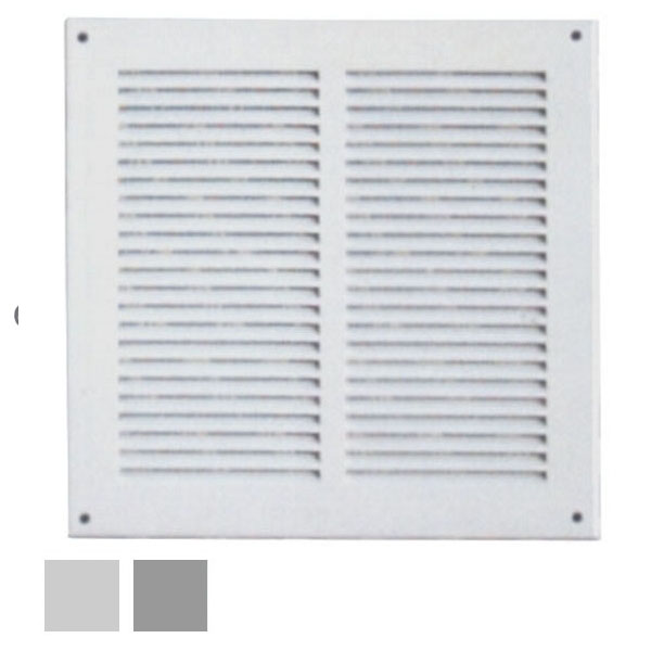 GRIGLIA LAMIERA 240×240 RETE BIANCA
