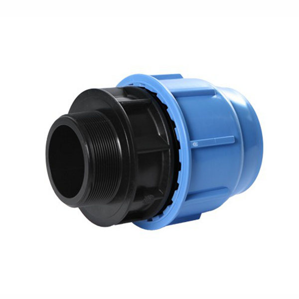 RACCORDO PRESSIONE POLIPROPILENE M 1/2" mm 20