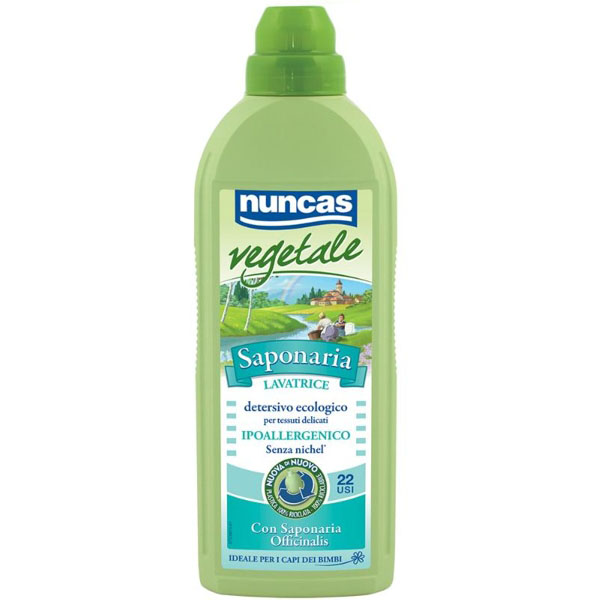 DETERSIVO SAPONARIA LAVATRICE VEGET. l 1,00 NUNCAS