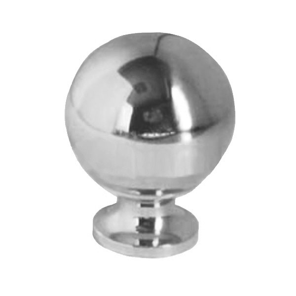 POMOLO SFERA OTTONE CROMATO mm 22