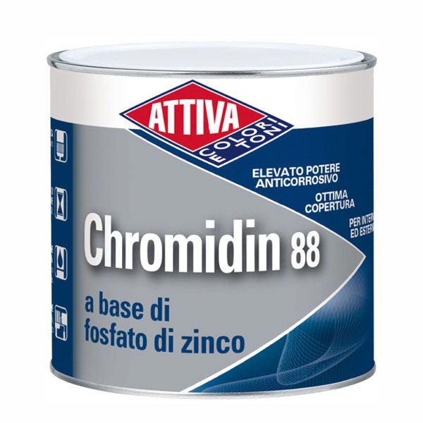 ANTIRUGGINE l 0,5 ARANCIO CHROMIDIN 88 ATTIVA