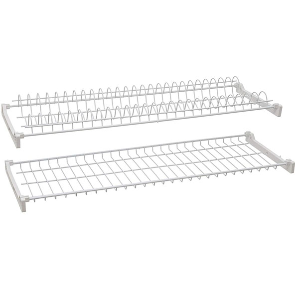 SCOLAPIATTI ACCIAIO PLASTICATO cm 76×23