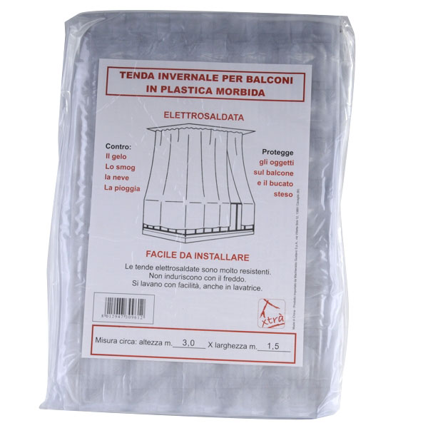 TENDA BALCONE PVC BIANCA        300×150 XTRA 11931