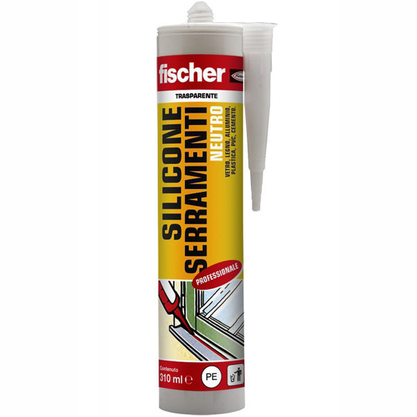 SILICONE NEUTRO SNF310 BIANCO ml 310 FISCHER