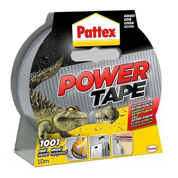 NASTRO POWER TAPE mm 50 m 10 GRIGIO PATTEX