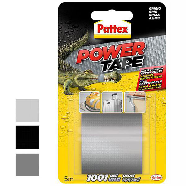 NASTRO POWER TAPE mm 50 m 5 NERO PATTEX