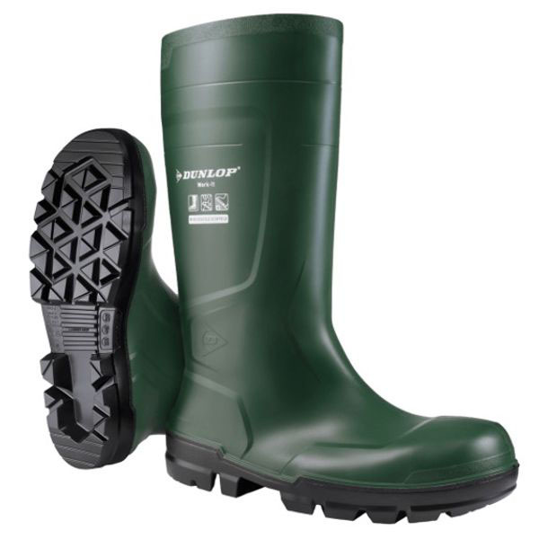 STIVALI SICUREZZA PVC GINOCCHIO 46 VERDE