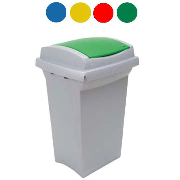 BIDONE RECYCLING VERDE l 50 43x39 h 68 ICS