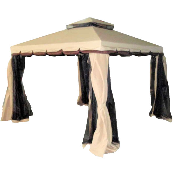 GAZEBO ALLUMINIO COLONNA ZANZARIER.3×3 VETTE 06274