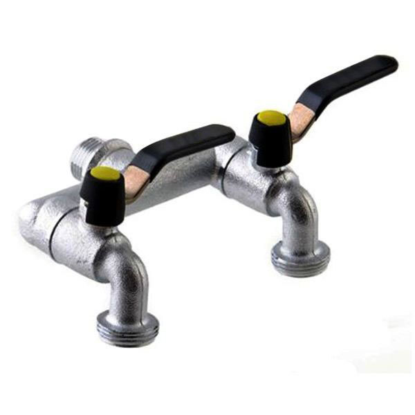 PRESA 2 RUBINETTI 3/4F + 3/4M OTT 464B AQUATECH
