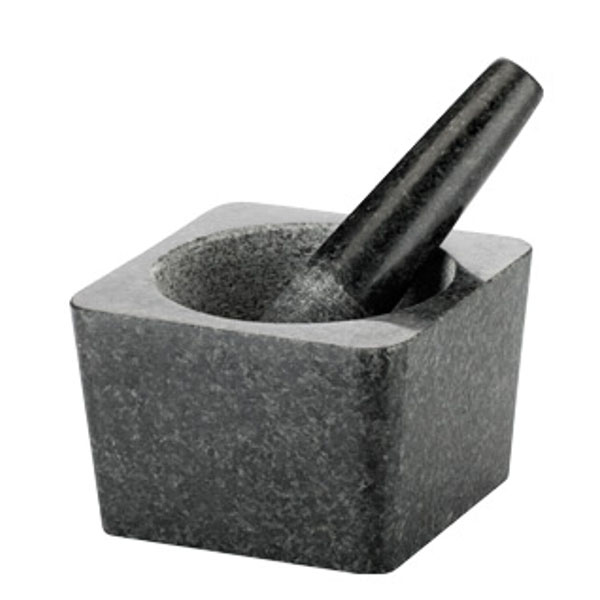 MORTAIO GRANITO PESTEL. cm 13×13 PRESIDENT TESCOMA
