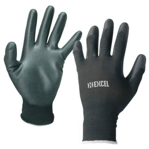 GUANTI POLIURETANO NERI  8             EXCEL 05790