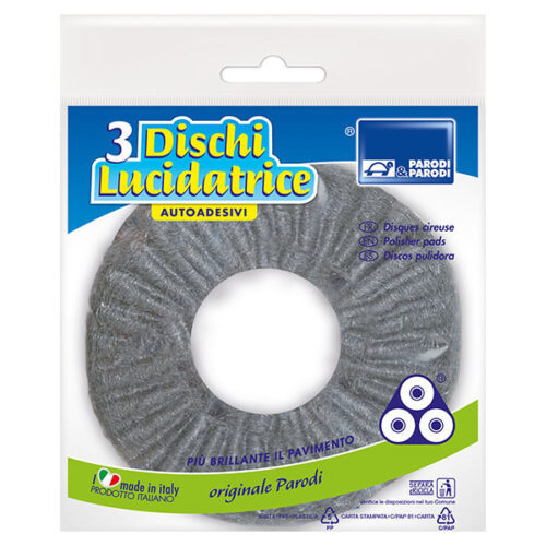 DISCO LUCIDATRICE LANA ACCIAIO         Pz 3 PARODI