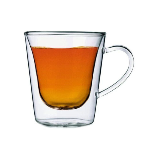 TAZZA CAFFE VETRO AMERICANO Pz 2 cc 295 L.BORMIOLI