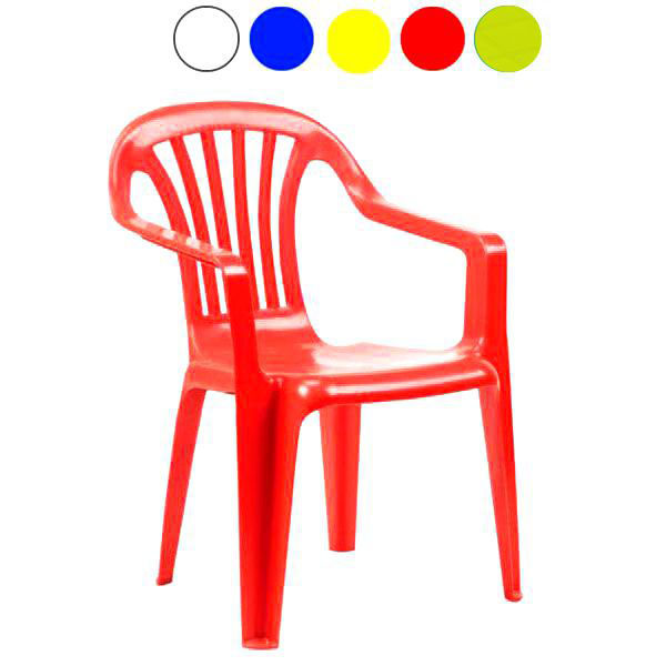 SEDIA RESINA BRACC.BABY ALTEA VERDE LIME PROGARDEN
