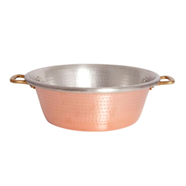RISOTTIERA RAME CHEF 2 MANICI            cm 30 LAR