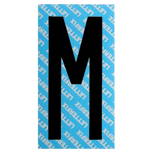 LETTERA ADESIVA NERA SERIE T80 M         LETTERFIX