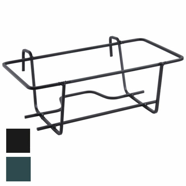 PORTAVASO BALCONE FISSO RETT. NERO cm 50 MILLE
