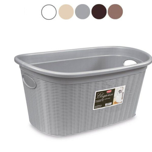 CESTA ELEGANCE GRIGIO          38x58 h 28 STEFANPL