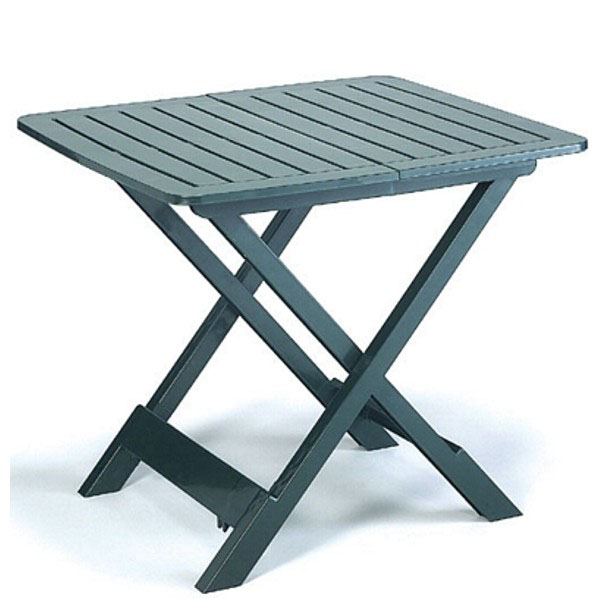 TAVOLO RESINA PIEGH.TEVERE VERDE   79×72 PROGARDEN
