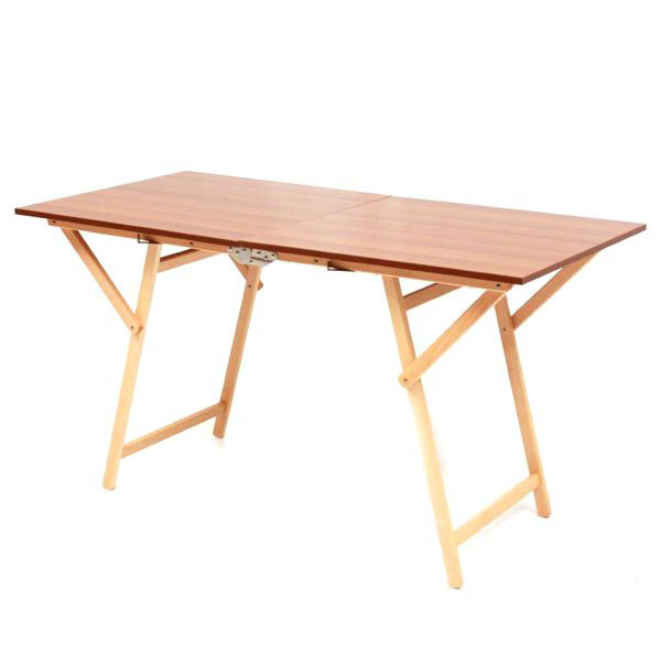 TAVOLO LEGNO PIEGHEVOLE            cm 135×70 FRASM