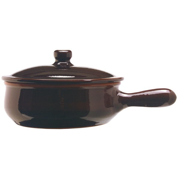 CASSERUOLA 1 MANICO COPERCHIO cm 14 BRUNA COLI'