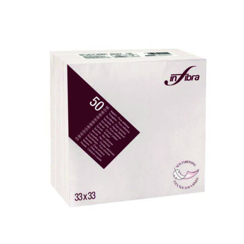 TOVAGLIOLO 2V CLASSIC BIANCO  Pz  50 33x33 INFIBRA