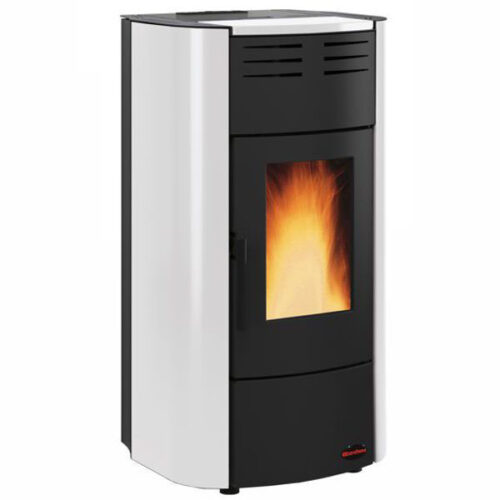 TERMOSTUFA PELLET RAFFAELLA IDRO BIANCA EXTRAFLAME