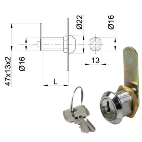 CILINDRO LEVETTA mm 15 D.16                   IBFM