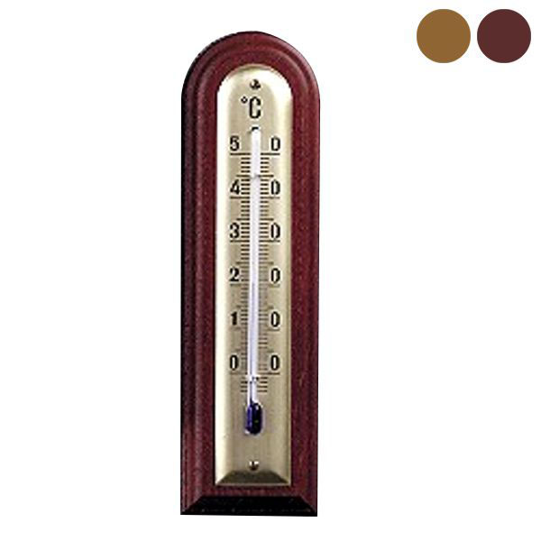 TERMOMETRO LEGNO ARROT. NOCE CHIARO  101440 MOLLER