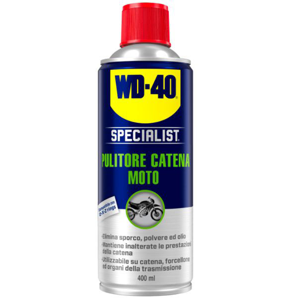 PULITORE CATENA SPRAY ml 400 SPEC.MOTO WD40