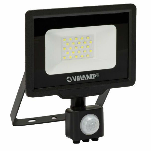 PROIETTORE LED W10 FISSO ALLUMINIO SENSORE  VELAMP