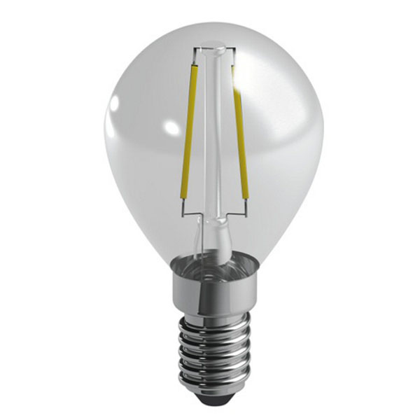 LAMPADA LED FILO SFERA E14 W 2,4 2700K DURACELL