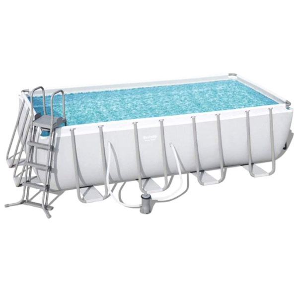 PISCINA RETT. STEEL FILTRO 2E 488x244 h 122 BESTW