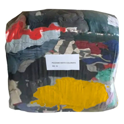 TESSUTO STRACCIO COLORATO MISTO              kg 10