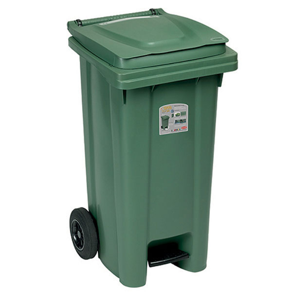 BIDONE QUADRO PEDALE VERDE          l 120 STEFANPL
