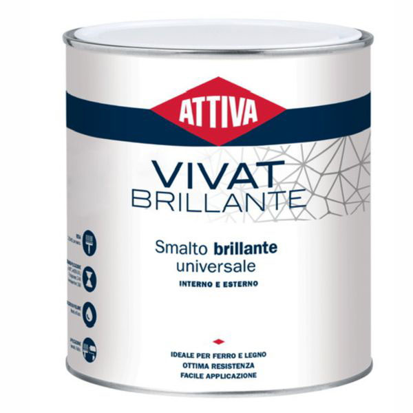 SMALTO SINTETICO 0,750 090 GIALLO GIN.VIVAT ATTIVA